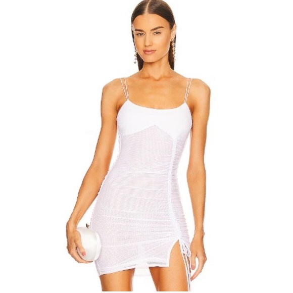 MICHAEL COSTELLO 
x REVOLVE Brea Mini Dress in White - Picture 1 of 1